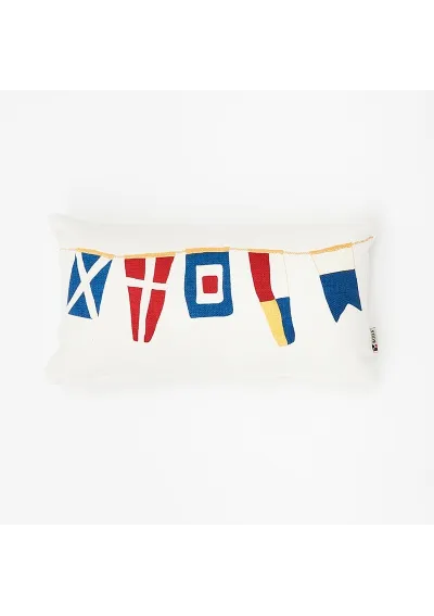 Nautical flags cushion d6223 by batela