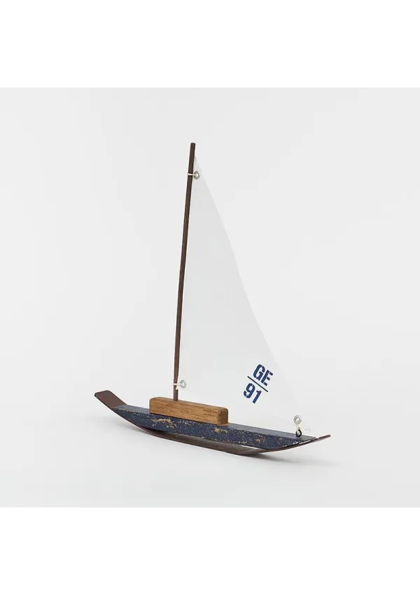 Wooden and metal GE91 Batela sailboat D2066