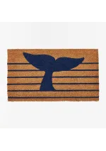 Blue Whale Tail Coconut Batela doormat D1351