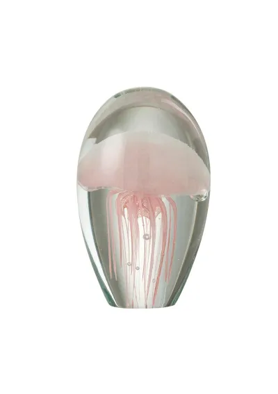 Light Pink Medusa Crystal Paperweight 30654