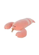 Pink lobster plush toy with a gold tongue 33442