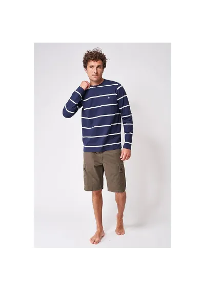 Long sleeved sailor t-shirt for men by Batela A2444 ma/cu2 2