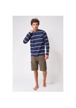 Long sleeved sailor t-shirt for men by Batela A2444 ma/cu2 2