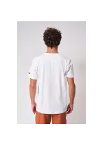 Camiseta blanca Batela con ballena jorobada y remadores a2441 4