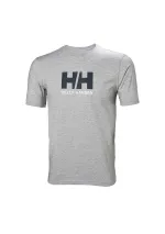 Camiseta Helly Hansen logo de hombre gris 33979 950
