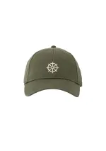 Batela cap with cotton embroidered rudder a2405 agave green