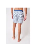 Batela swim shorts for men with wavy blue stripes a2322 ocb 3