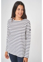 Batela women's striped long sleeve T-shirt A2065 cu/ma
