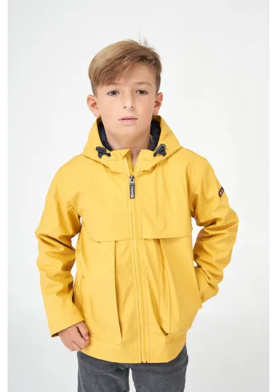 Batela winter raincoat for boy C3129 yellow