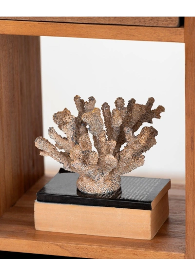Coral de resina oro viejo decorativo 40499 2