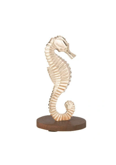 Aluminum seahorse decorative figure small 40196