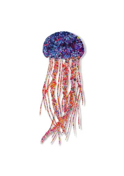 Medusa multicolor artesanal de La Botavara