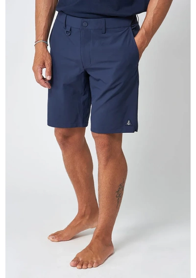 Navy blue Batela technical shorts a2383