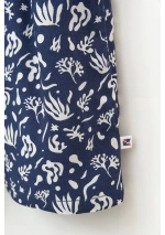Vestido Batela Matisse para niña N2286 azul marino 4