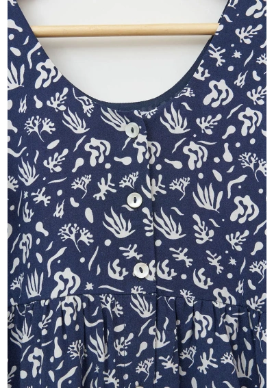Vestido Batela Matisse para niña N2286 azul marino 2