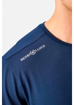 Navy blue Fast Dry Henri Lloyd T-shirt with UV protection 2