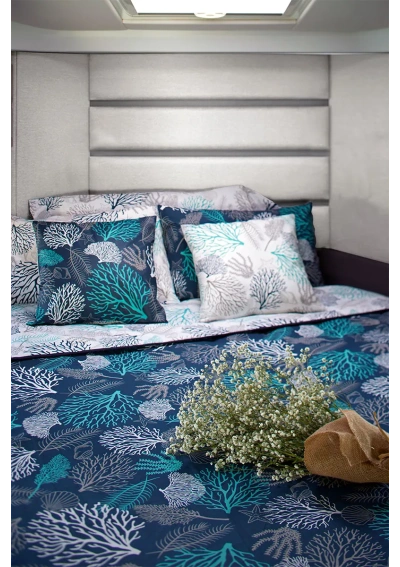 Ibiza coral reversible cushion 60cm by Marine Business 54702 2