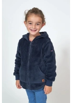 Chaqueta polar infantil Batela N2057 azul marino