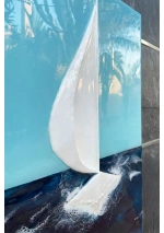 Cuadro "El Espíritu del Mar" con velero en 3D 5