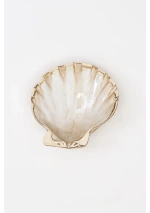 Set of 2 Large Shell Ceramic Bowls by Batela D8108 6
