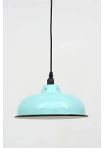 Lámpara de techo de metal turquesa de Batela D7539