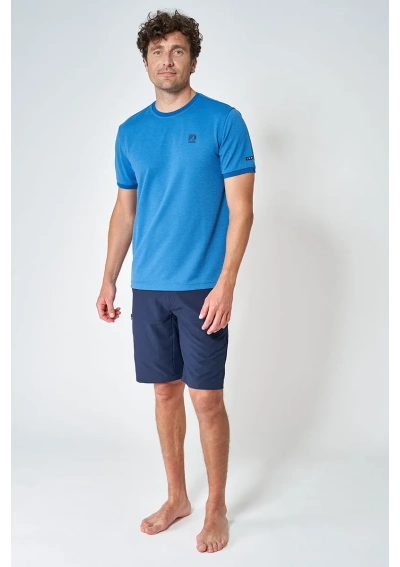 Bermuda técnica de hombre con bolsillo cargo A1947 azul marino 2