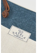 Neceser bicolor de Batela D7771 azul 4
