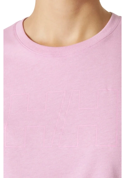 Camiseta Tech Logo Helly Hansen para Mujer 63192 052 rosa cherry 4