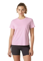 Camiseta Tech Logo Helly Hansen para Mujer 63192 052 rosa cherry 2
