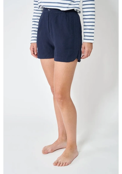 Batela Women's Navy Blue Shorts A2387 2