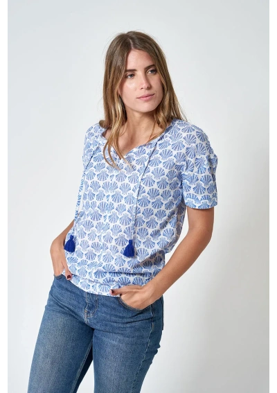 Shell Beach Batela Blouse by Batela A1923 2