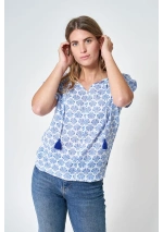 Blusa Playera de Conchas Batela A1923