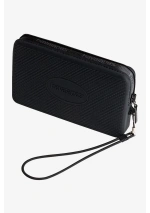 Black Havaianas mini toiletry bag