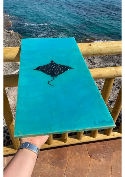 "Guardian of Calm" stingray Painting 2