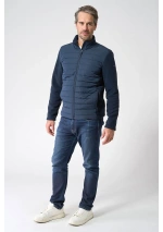 Chaqueta combinada Batela para hombre A2600 azul marino 6