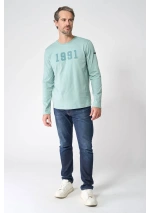 Batela 1991 Long Sleeve T-Shirt A2568 Blue surf 5
