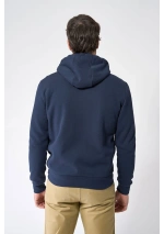 Batela Men's Jacket with Fur Lining A2573 navy blue 3