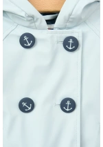 Batela Baby Raincoat with Anchor Buttons C3151 bd sky blue 5