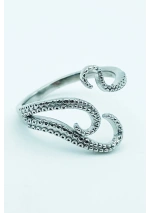 Anillo Tentáculos de Pulpo en Plata 2
