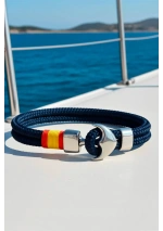 Pulsera ancla Hispania Yacht bandera de España