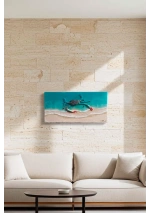 Cuadro cangrejo azul hecho a mano con resina epoxy 7