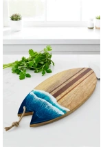 Tabla de cortar surfing Grande con olas de resina epoxy ARM25016