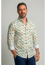 La Botavara Vespa and Palm Tree Shirt made in Spain 2