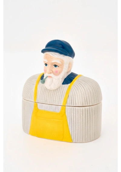 Ceramic Fisherman Box of Batela D8214