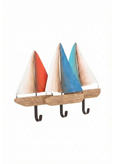 Wood & Metal Sailboat Rack of Batela D2305