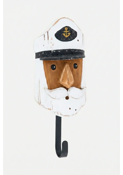 Wooden Captain Wall Hook of Batela D8598