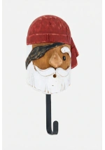 Wooden Pirate Wall Hook of Batela D8599