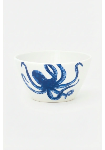 Bowl con Pulpo Azul de ceramica Batela D8559 2