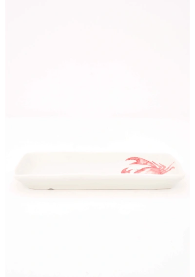 Red Crab Serving Dish Batela D8568 3