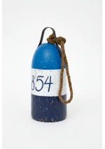 Blue B54 Wood Buoy by Batela D2906